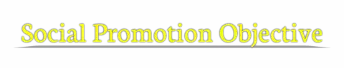 Social promotion objective